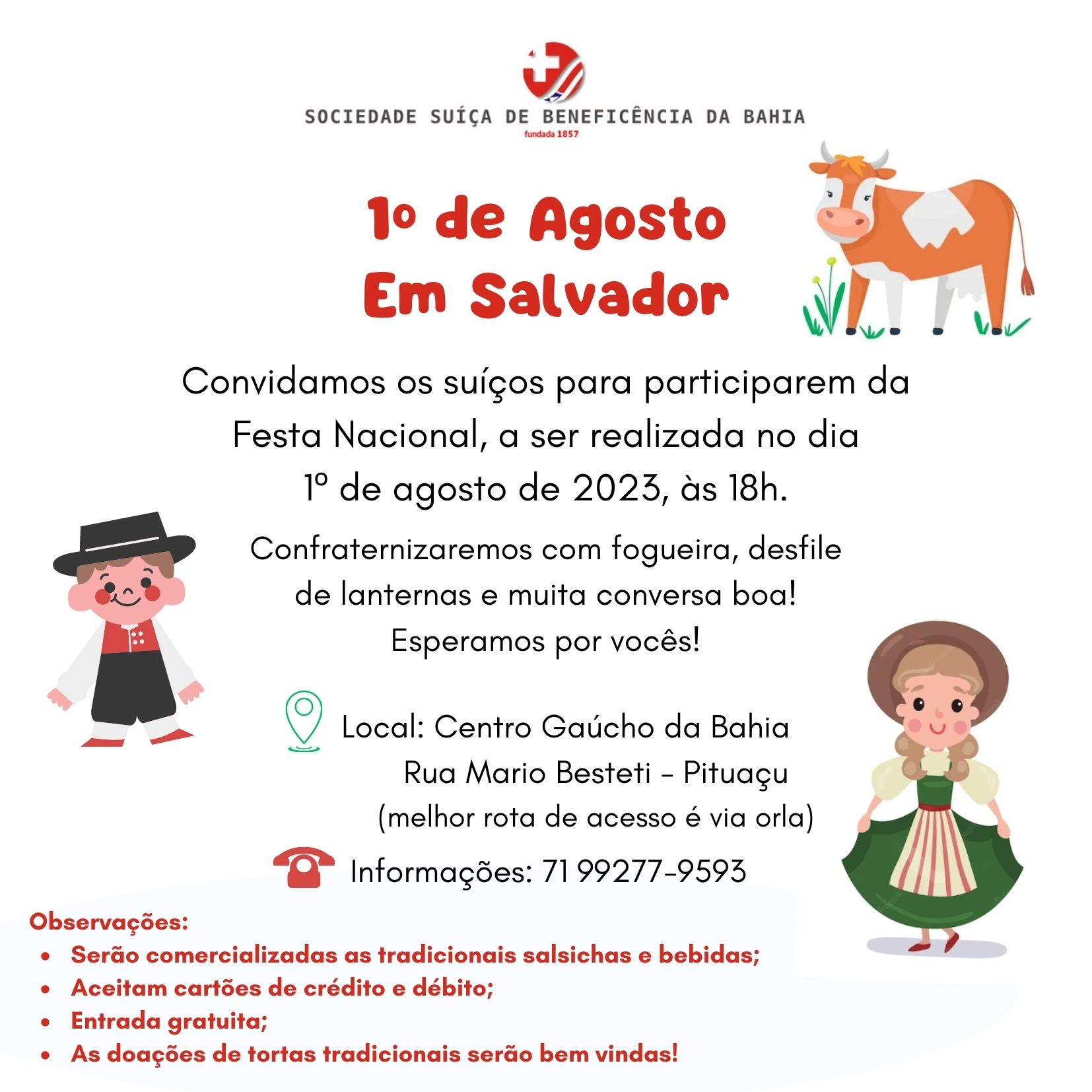 Festa 1° de Agosto 2022 – SSBB